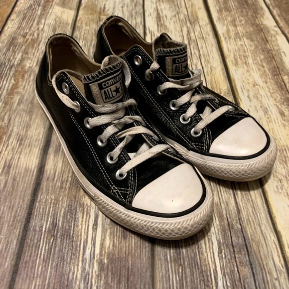 black converse ladies size 5